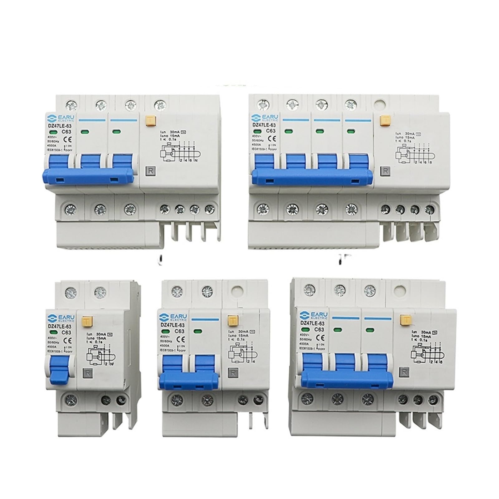 Protection contre les fuites électriques DZ47LE-63 pour éviter coupures et risques de pannes