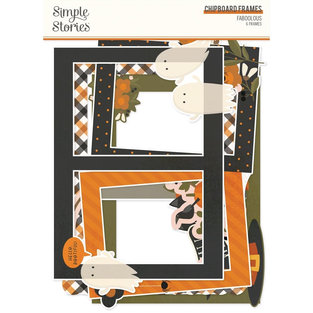 FaBOOlous Chipboard Frames pour réussir facilement vos cadres photos d'Halloween