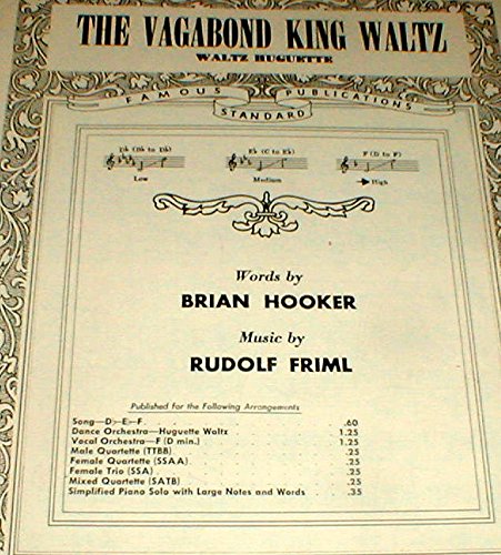 Vagabond King Waltz, the