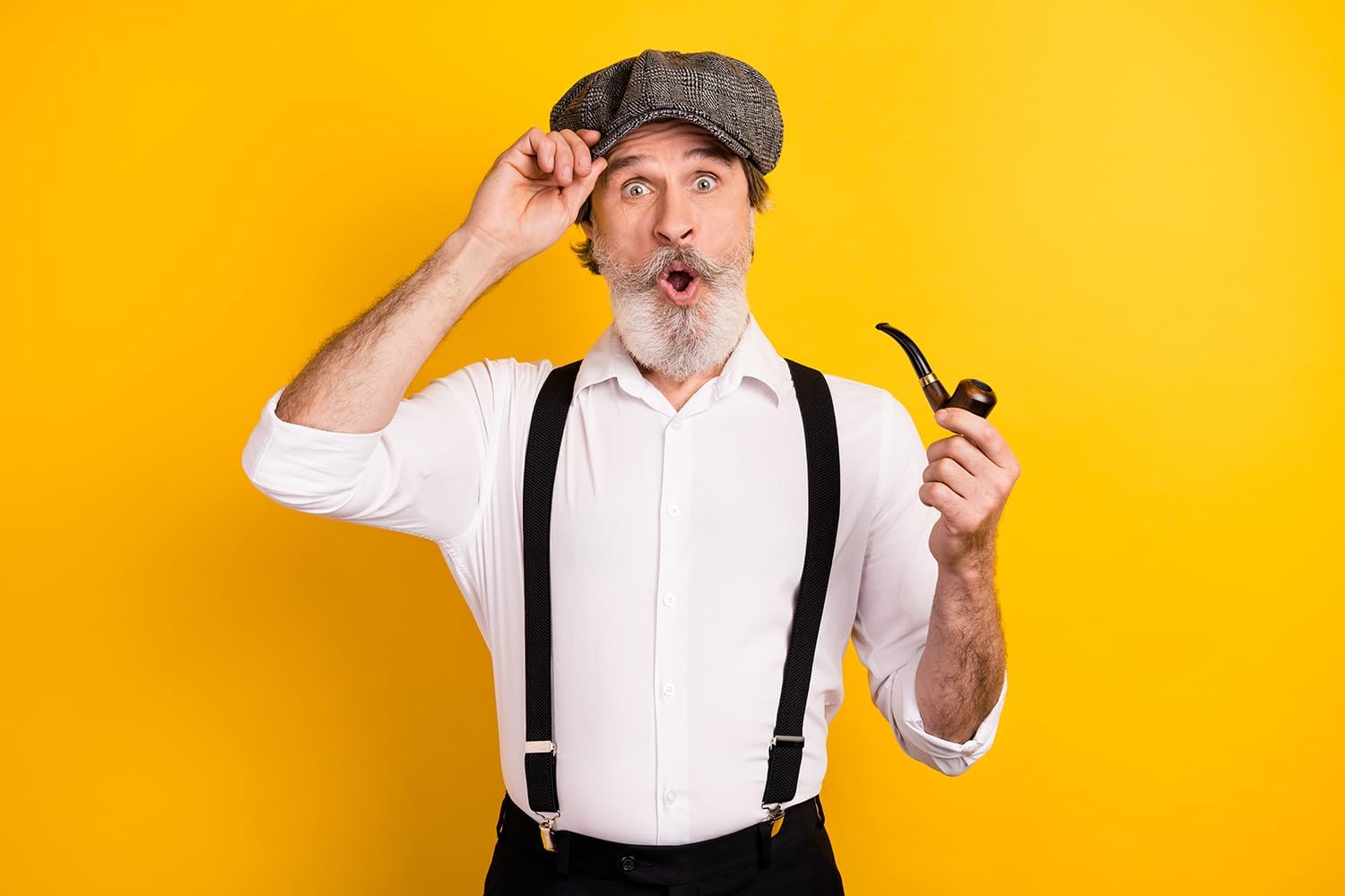 Men's 1 Inch Wide Adjustable Y Back Elastic Suspender With Clips - Image 4