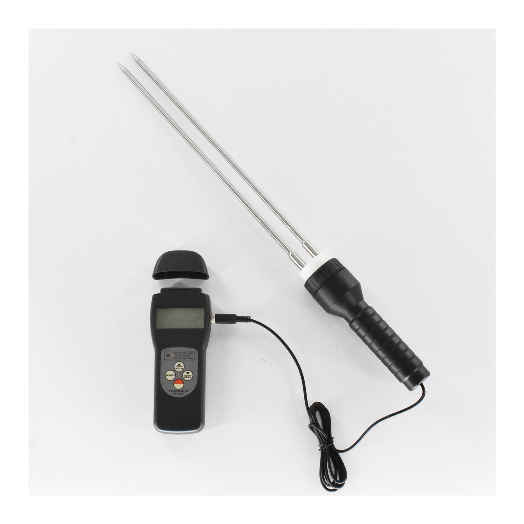 Mnmioio One Color Digital Moisture Tester, Mc-7825Moisture Meter Tester 0-24% For Cocoa Bean Water Measurement Analyzer Equipment