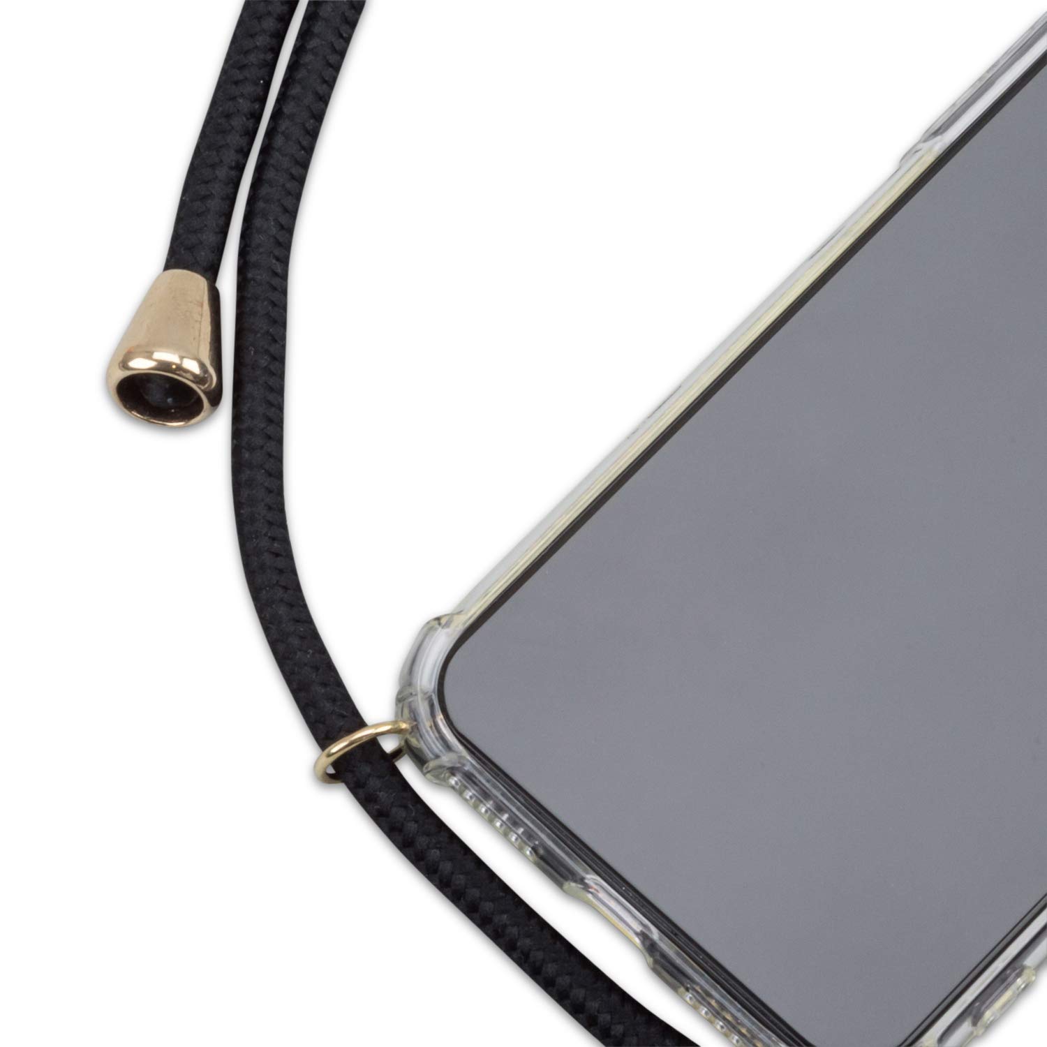 Collier Pochette Téléphone Avec Coque Silicone – Compatible IPhone 8 Plus/7 Plus – Sangle Réglable 160 Cm – Noir - 5