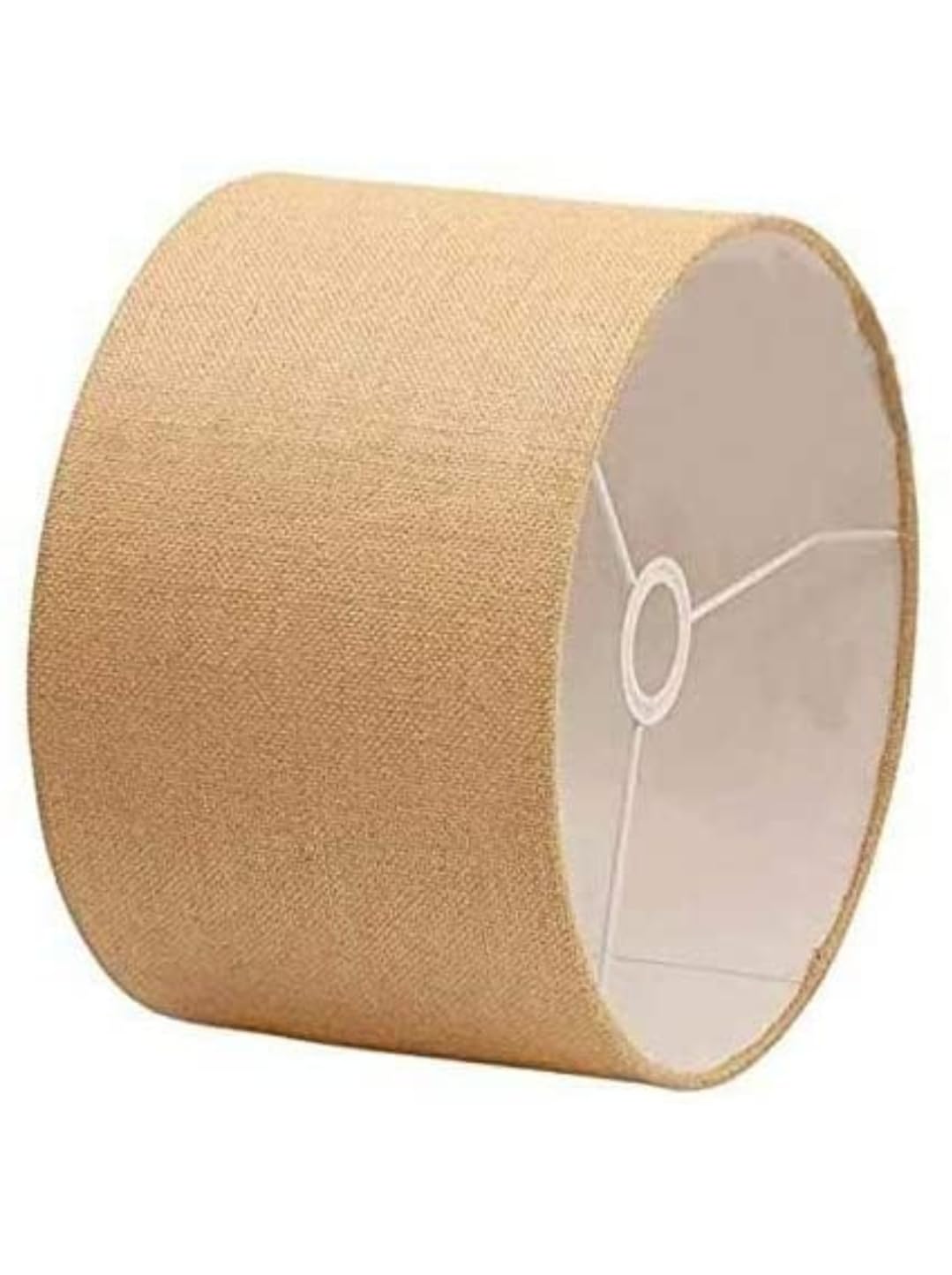 AMIR HANDICRAFTS Lamp Shade 12'' shade Jute Burlap Lampshade, (12" x 12" x 8") for Table and Floor Lamps (Shade only) pack of 1