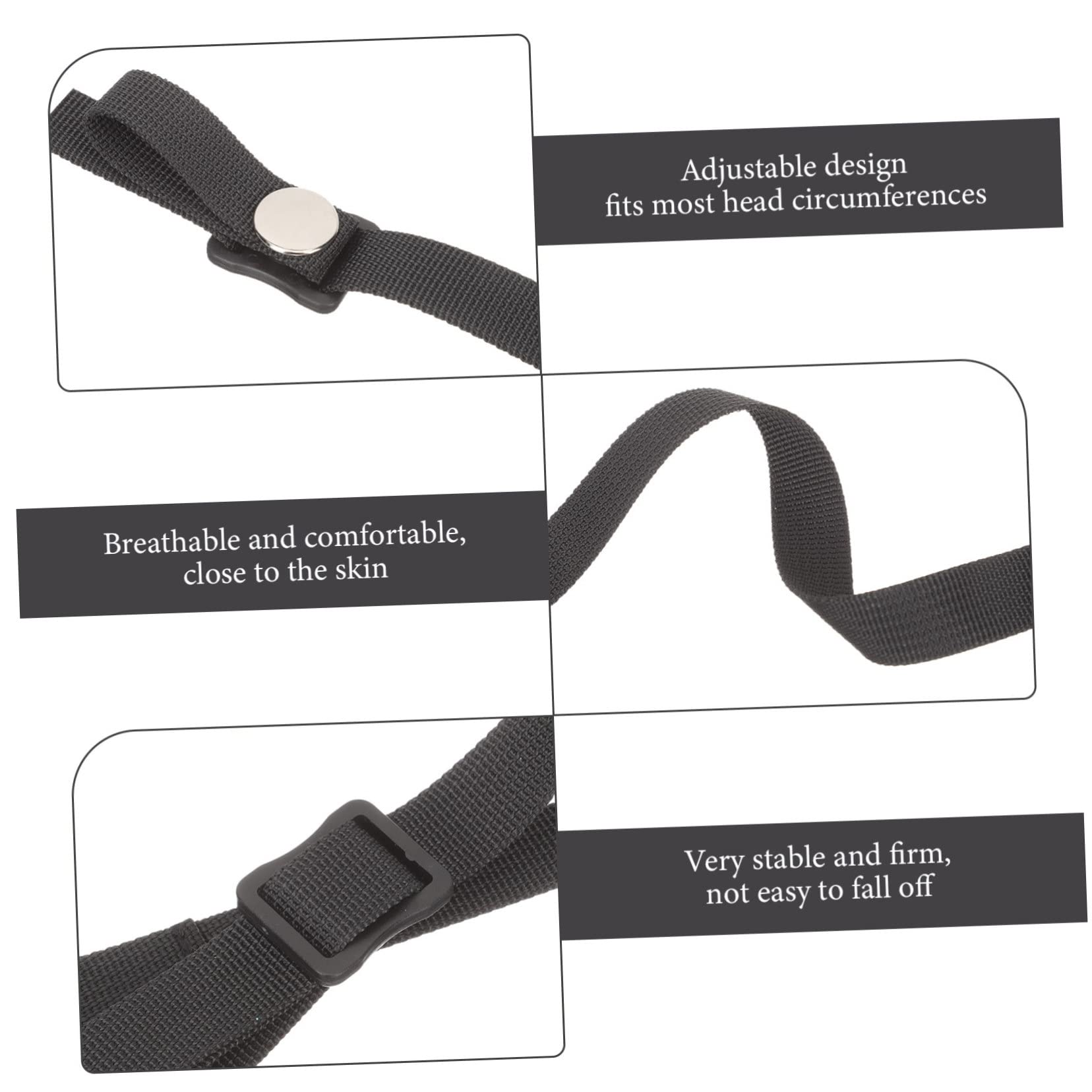 KOMBIUDA 5juegos Correa De Barbilla Reemplazable para Casco De Hockey y Duradera Accesorio Esencial para Deportes De Hockey y Béisbol