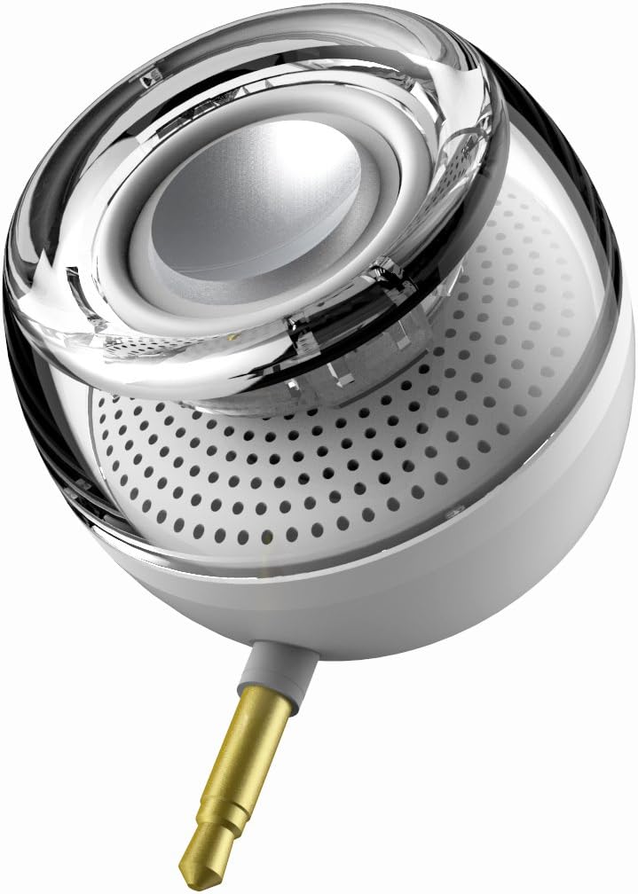 Leadsound HI5 Line-in Wireless Crystal Portable mini Speaker with 3.5mm Aux Audio Jack Plug, Built-in Battery in Clear Bass Micro USB Port Audio Dock for Smart Phone, iPad, Laptop, PC, MP3, MP4, PSP