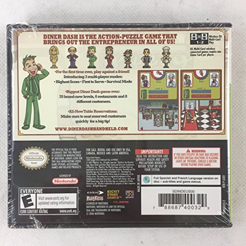 Diner Dash – Nintendo DS – Gamesdive.com