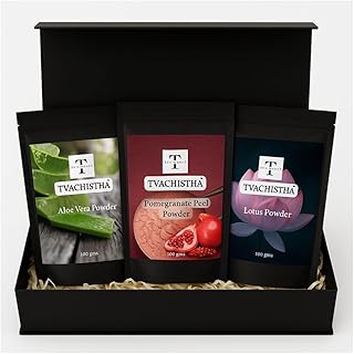 Tvachistha Pure Beginnings Hamper | Natural Skin & Hair Care Gift Set | Herbal Powders & Essential Oils | For Women & Men | Handmade Gifting Box-picture-12