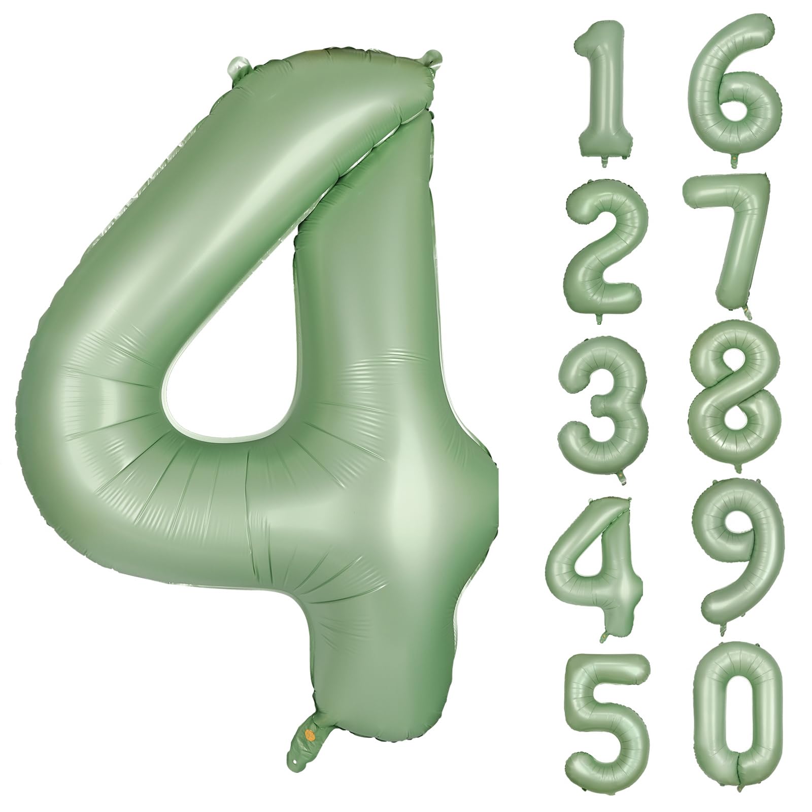 Red 0 balloon 40 Inch Giant Helium Foil Number 0 to 9 Red Balloon Birthday Wedding Party Digital Decorations (Number 0) — view 225
