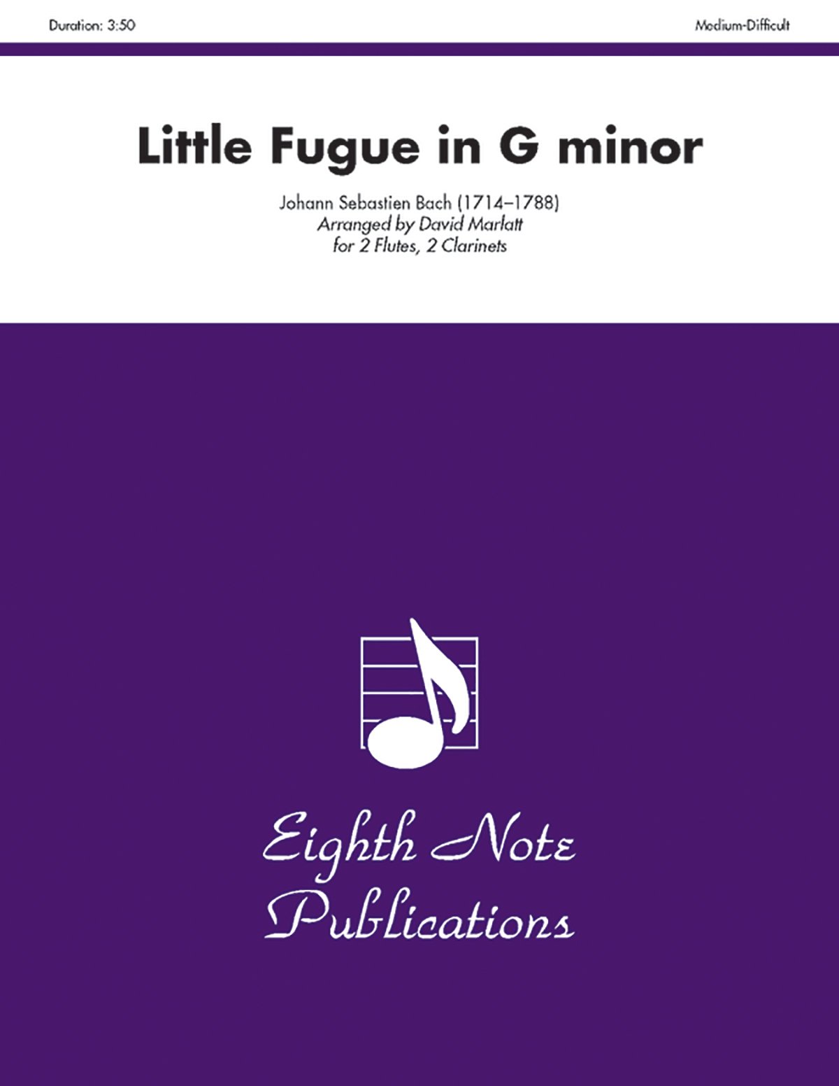 Little Fugue in G Minor: Score & Parts (Eighth Note Publications)