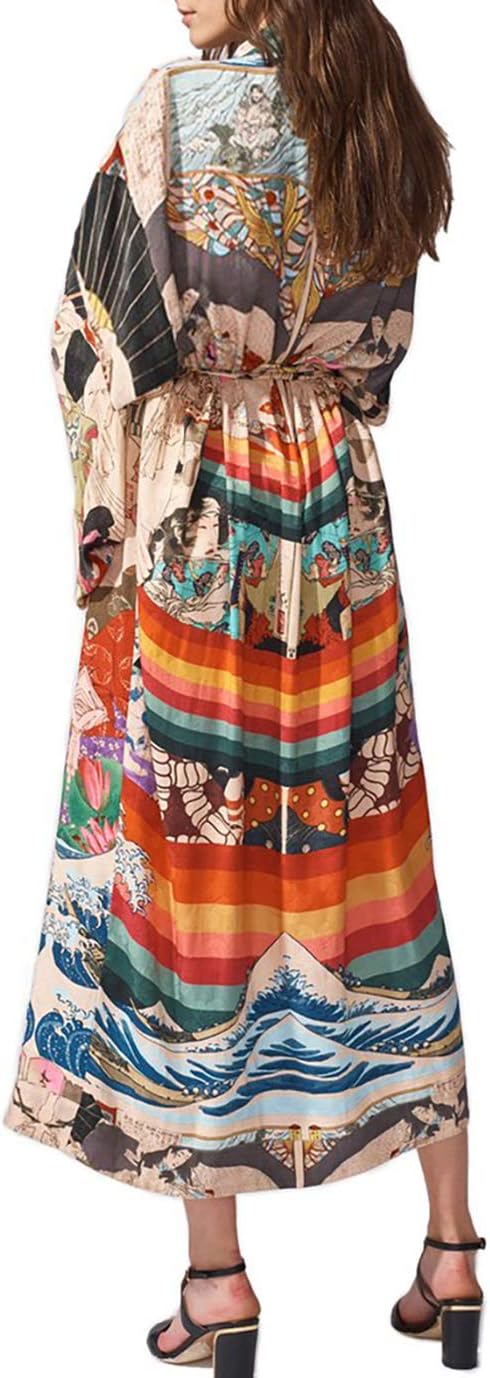 Eddoyee Loose Beach Kaftan Dresses for Women Caftan Swimsuit Cover Up - Image 3