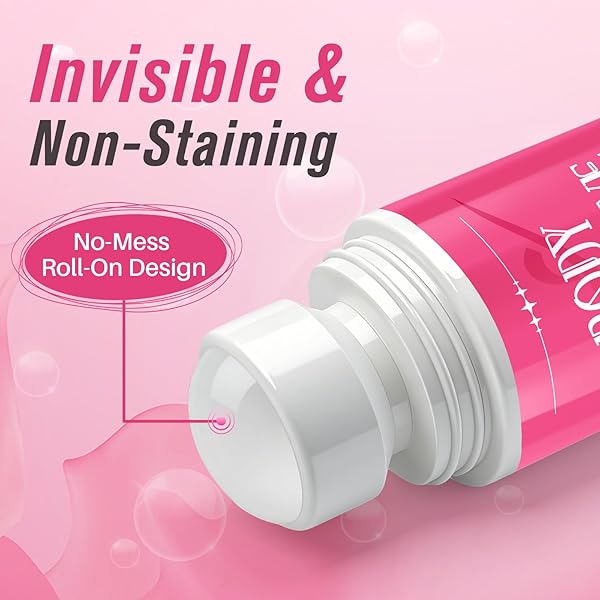 Body Adhesive Roll On for Dancers, 2 oz Sweat Resistant, Water Wash Off - Strong Fashion Glue for Dancers, Socks, Leotards, Wigs, Costumes, Residue Free & Non-Toxic,1 Pcs - 4