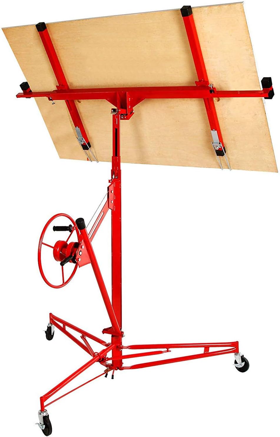 Drywall Lift 11' Construction Rolling Caster Wheel Lockable Tool Panel