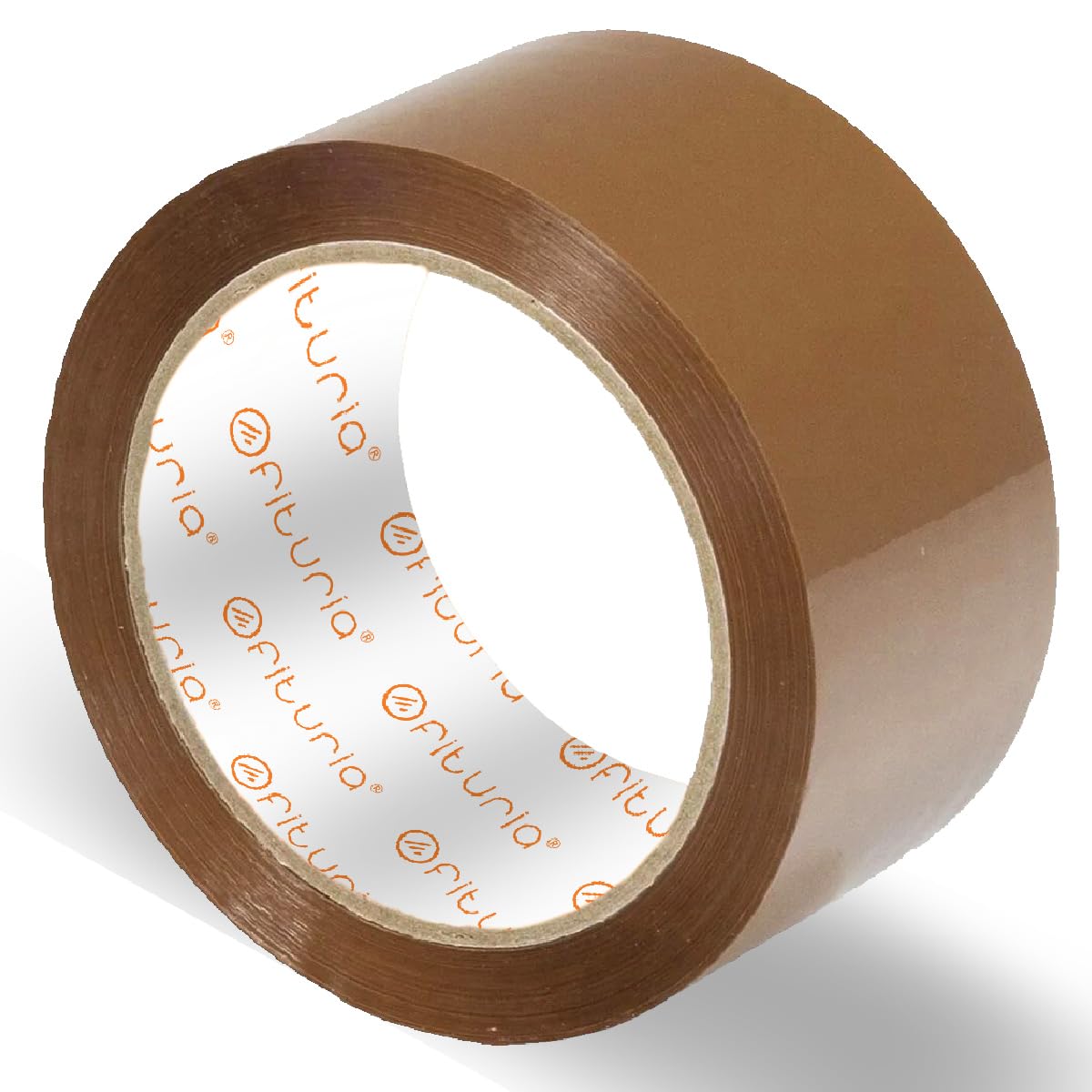 OFITURIA Ruban Adhésif pour Emballage Marron 38mmx66m 1 Rouleau