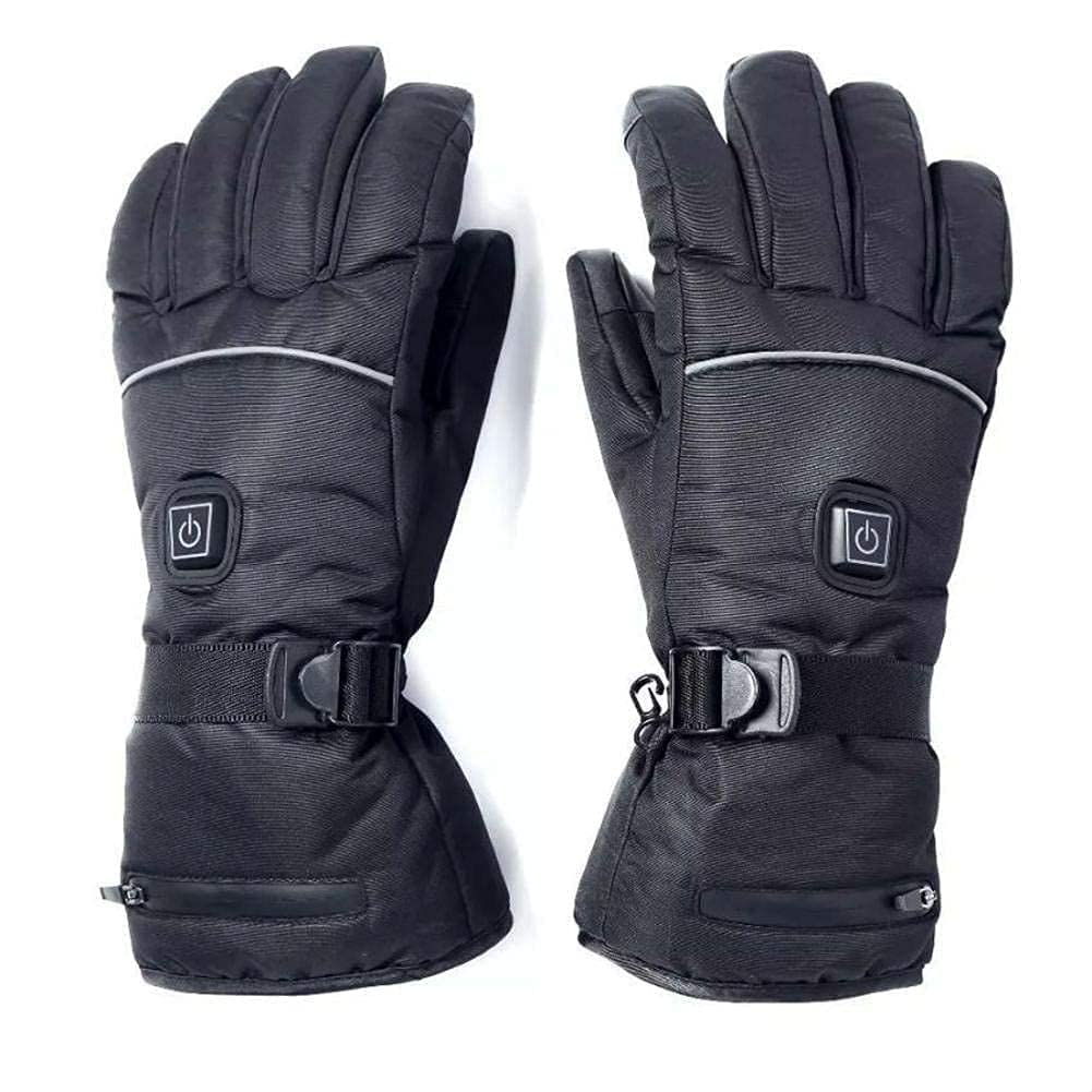 Guantes térmicos para Hombres/Mujeres, Impermeables y Guantes cálidos Ajustables con Diferentes temperaturas de Calentamiento para Todo Tipo de Actividades al Aire Libre