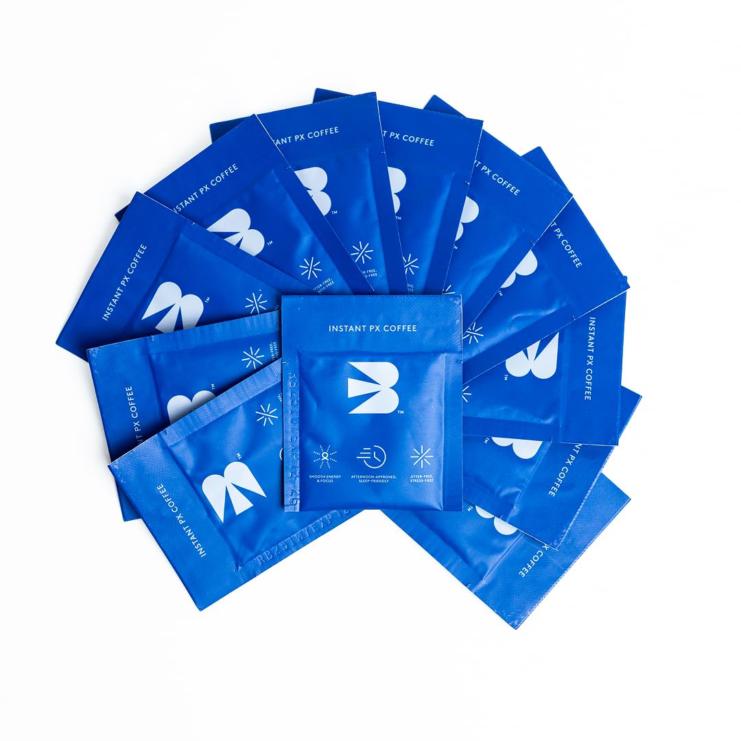 Rarebird Instant Px Coffee – Premium Specialty Coffee with Paraxanthine | Clean Energy, Sleep-Friendly, Jitter-Free Focus | 100% Single-Origin Arabica | Convenient, Decaf Caffeine Alternative, 12 Sachets