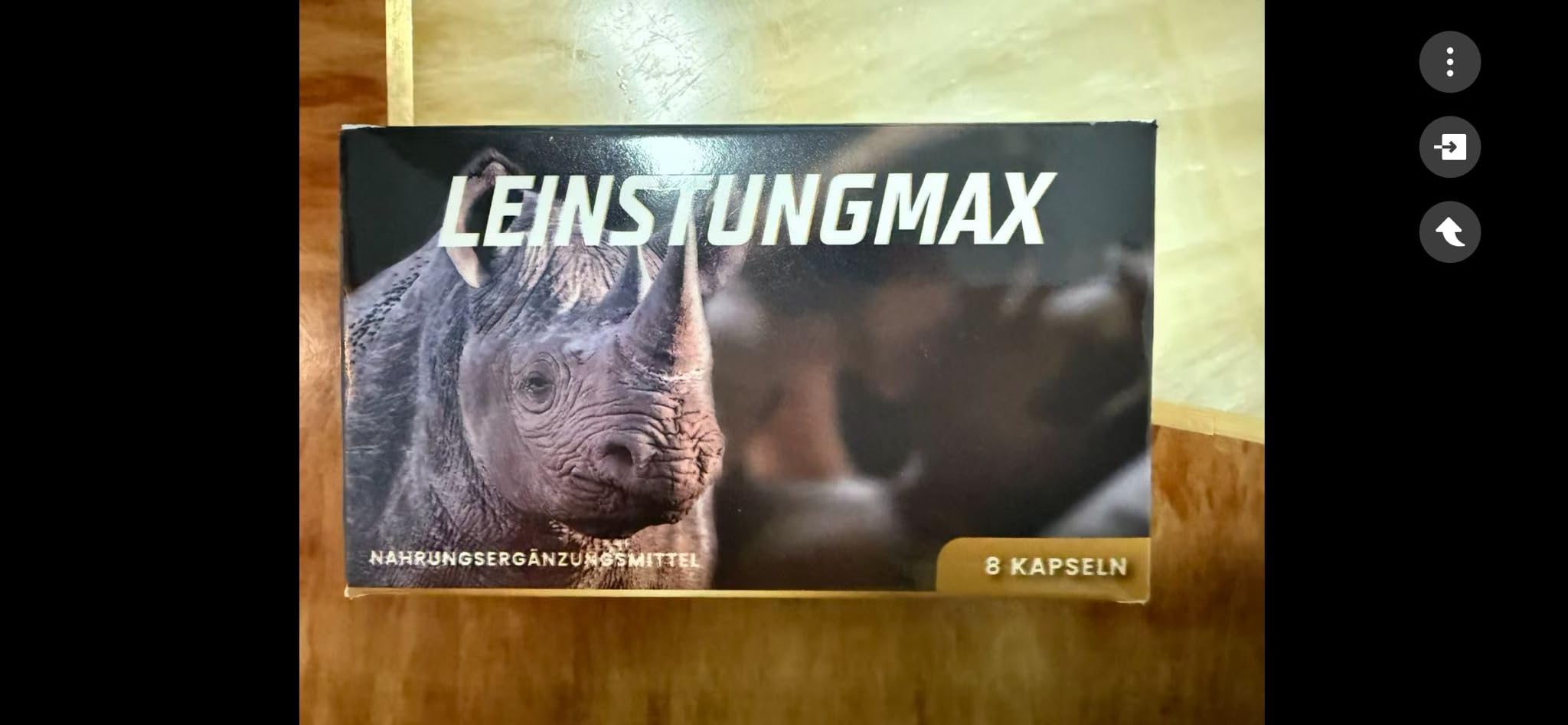 Kapseln mit Ginseng, Maca, Rhodiola, Astragalus, Traubenkernextrakt, Vitaminen & Zink 8 Kapseln – Nahrungsergänzungsmittel für aktive Männer | Praktische 8-Kapsel-Packung