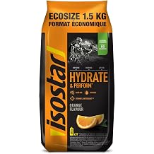 ISOSTAR   Hydrate & Perform Orange   Isotonisches Sportgetr nkepulver   Ausdauer-Energiegetr nk mit Elektrolyten Vitamin C und B1   Fl ssigkeitszufuhr beim Laufen Radfahren und Trailrunning   15 kg