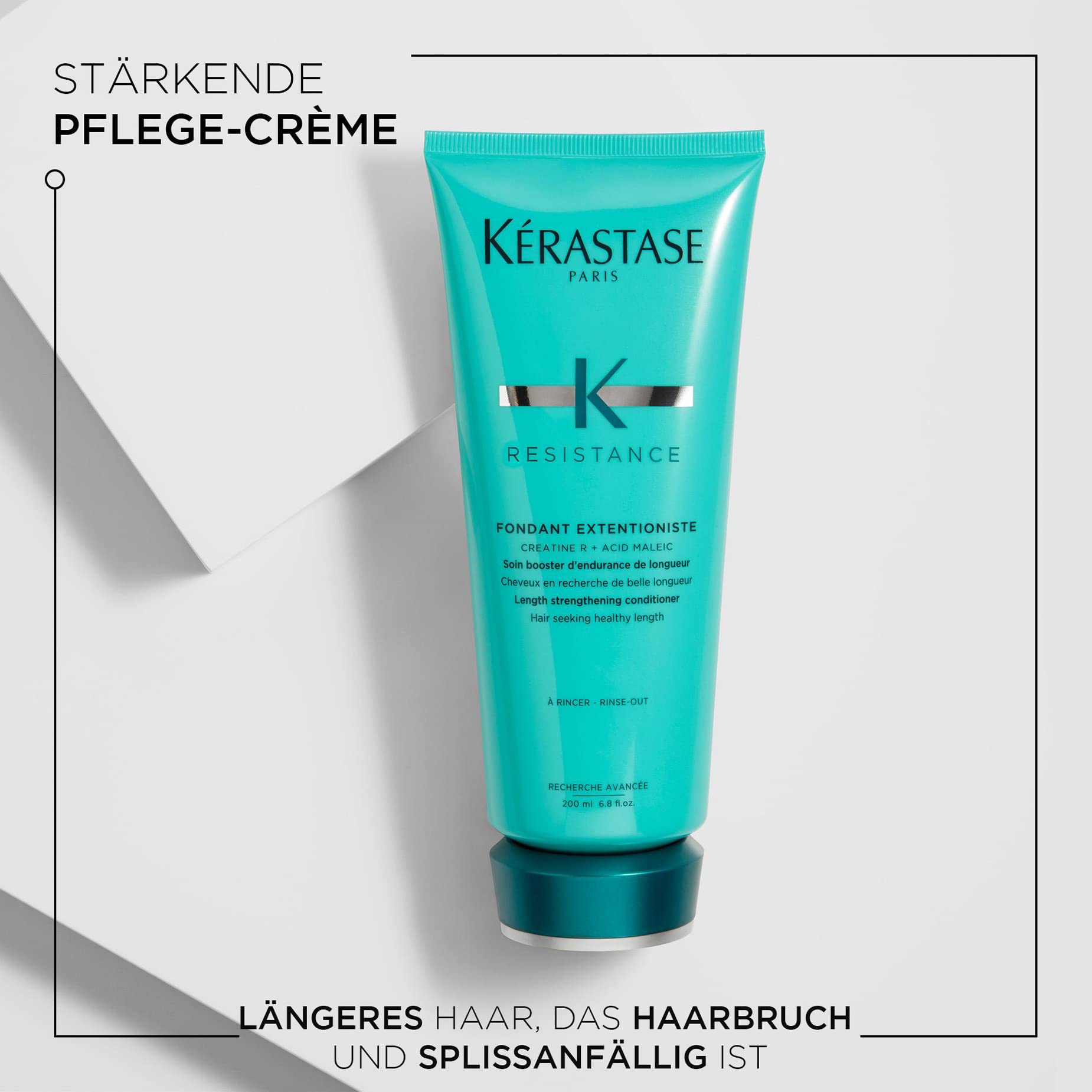 KérastaseHaarspülung für langes und geschädigtes Haar, Entwirrend und reparierend, Fondant Extentioniste Conditioner, Résistance