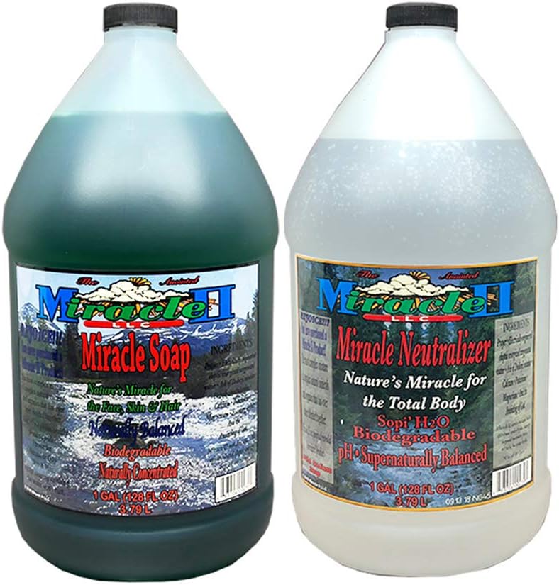 Miracle II Regular Soap Gallon with Neutralizer Liquid Gallon