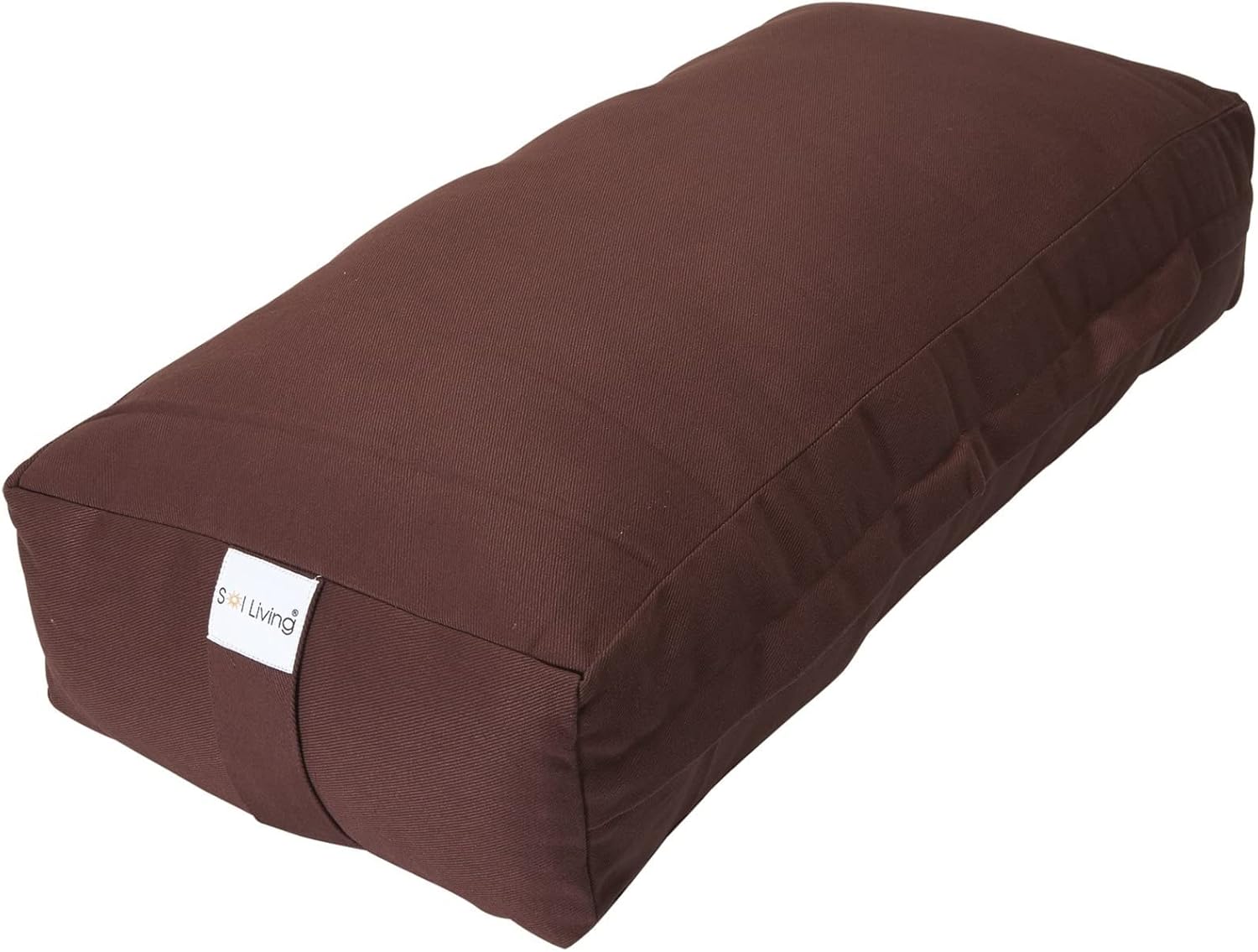 Sol Living Yoga Bolster Pillow Rectangular Meditation Cushion Cotton Meditation Accessories for Restorative Yoga Meditation Pillow Yoga Pillow Firm Body Pillow Bolster Pillow for Legs Removable Cover : Sports & Outdoors