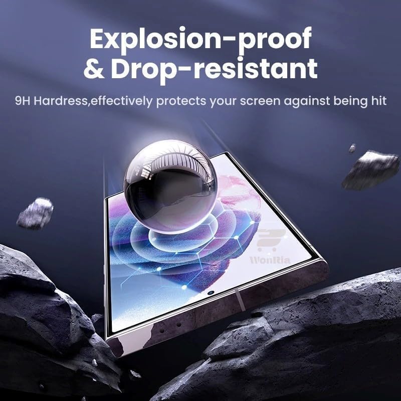 Image of Pack 1 - Tempered Guard for iQOO 15R 5G Ultrasonic FingerPrint Unlock Edges to Edge 9H Hardness Screen Glass Protector with Easy Installation kit