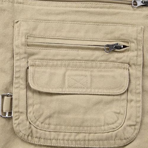 Chaleco de algodón para hombre casual ideal para excursiones y pesca en verano 2