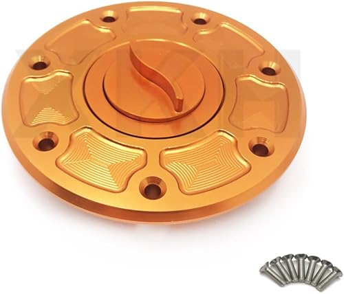 SMT - Tapa de gasolina para tanque de combustible sin llave CNC Billet compatible con KTM Duke 125 200 390 2011-2014 2013 12 B07FPYL7M6