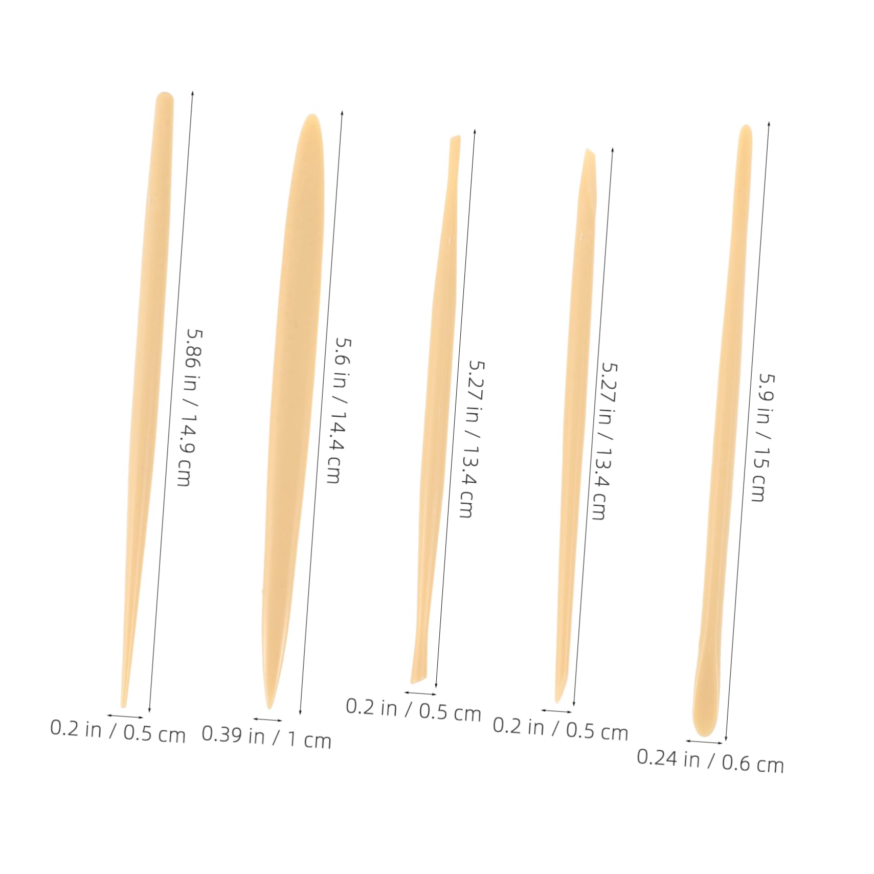 Veemoon 1Set Soft Polymer Clay Tool Essential Pottery Sculpting Tools for Carving Shaping and Crafting for Artists and Hobbyists