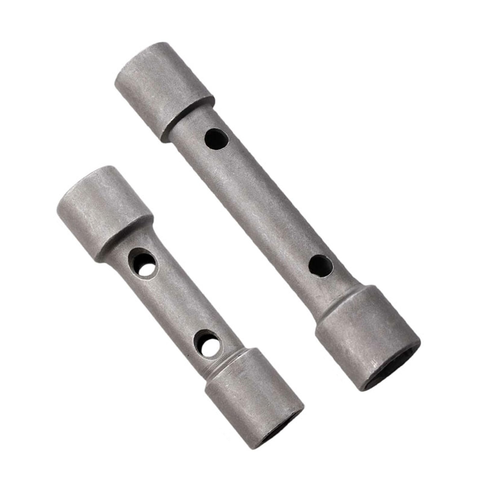Hsioluted 2Pcs Steel Socket Wrench Double Ended Socket Three Jaw Wrench for Motorcycle Car Repair Disassembly Tool Motorcycle Maintenance Equipment