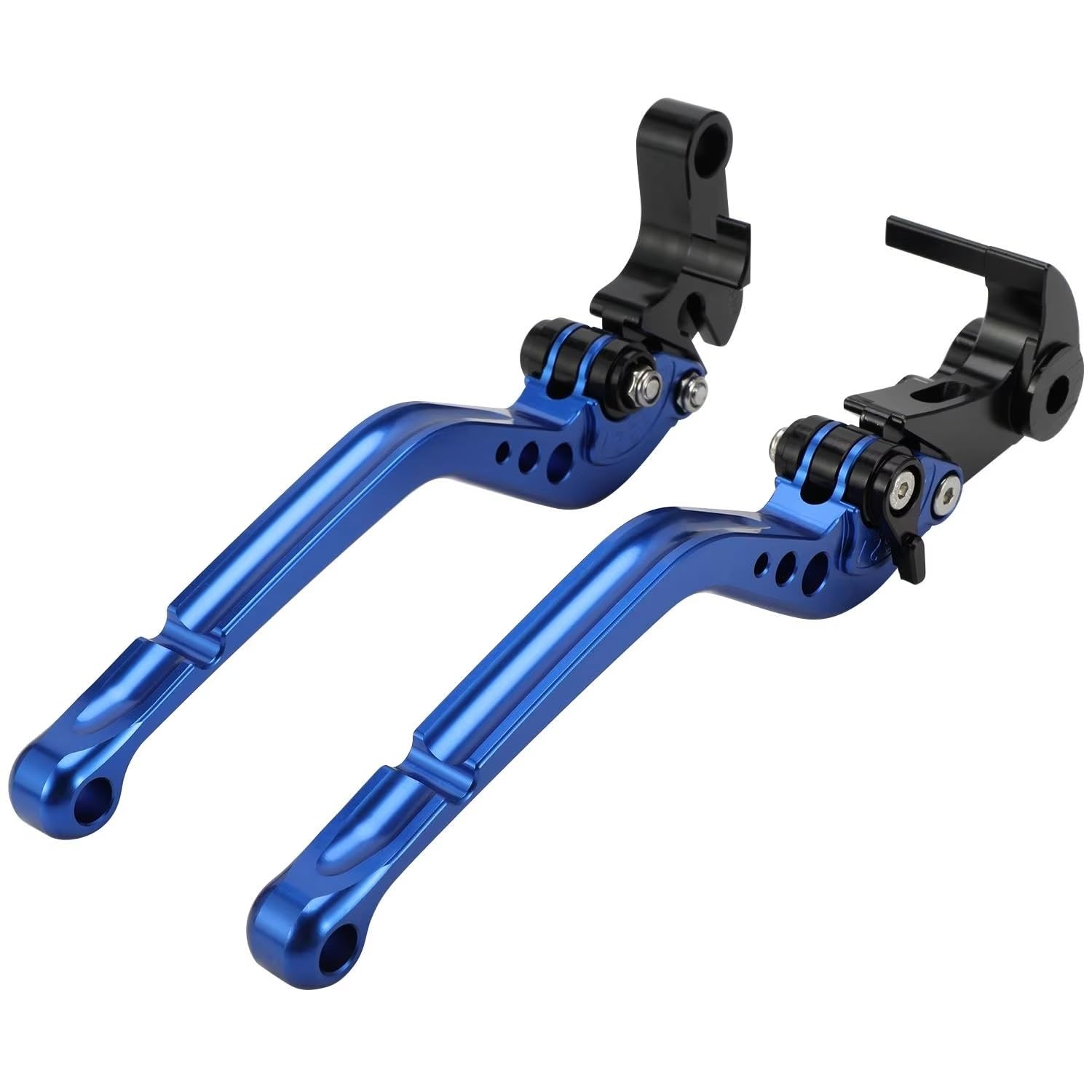 Leva Frizione Freno per R6 2016 2017 2018-2024 Moto Leva di Frizione del Freno Anteriore Maniglie di Controllo Tamburo Leva Pieghevole Regolabile Pit Elettrico Dirt Bike(Black)