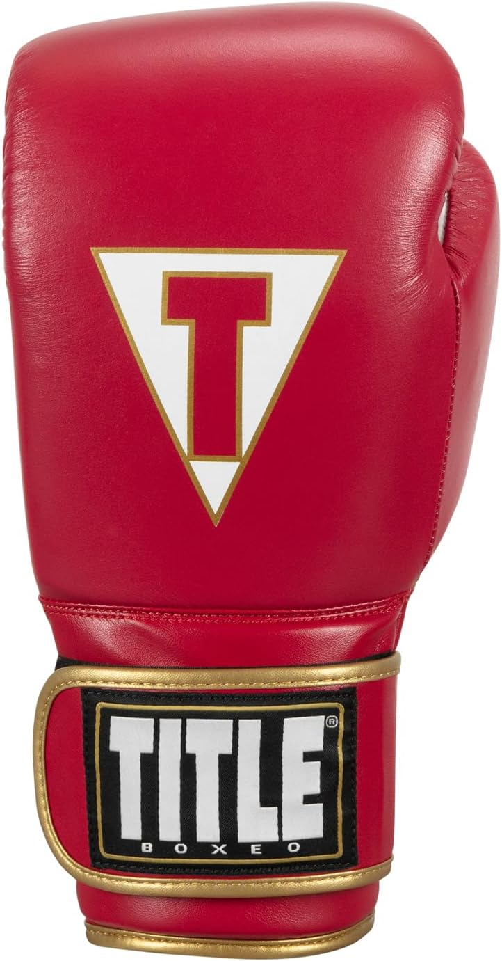 Title Boxeo Mexican Leather Training Gloves Quatro - Boxing Gloves, Boxing Training Gloves, MMA Gloves, Kickboxing Gloves, Punching Bag Gloves, Sparring Gloves