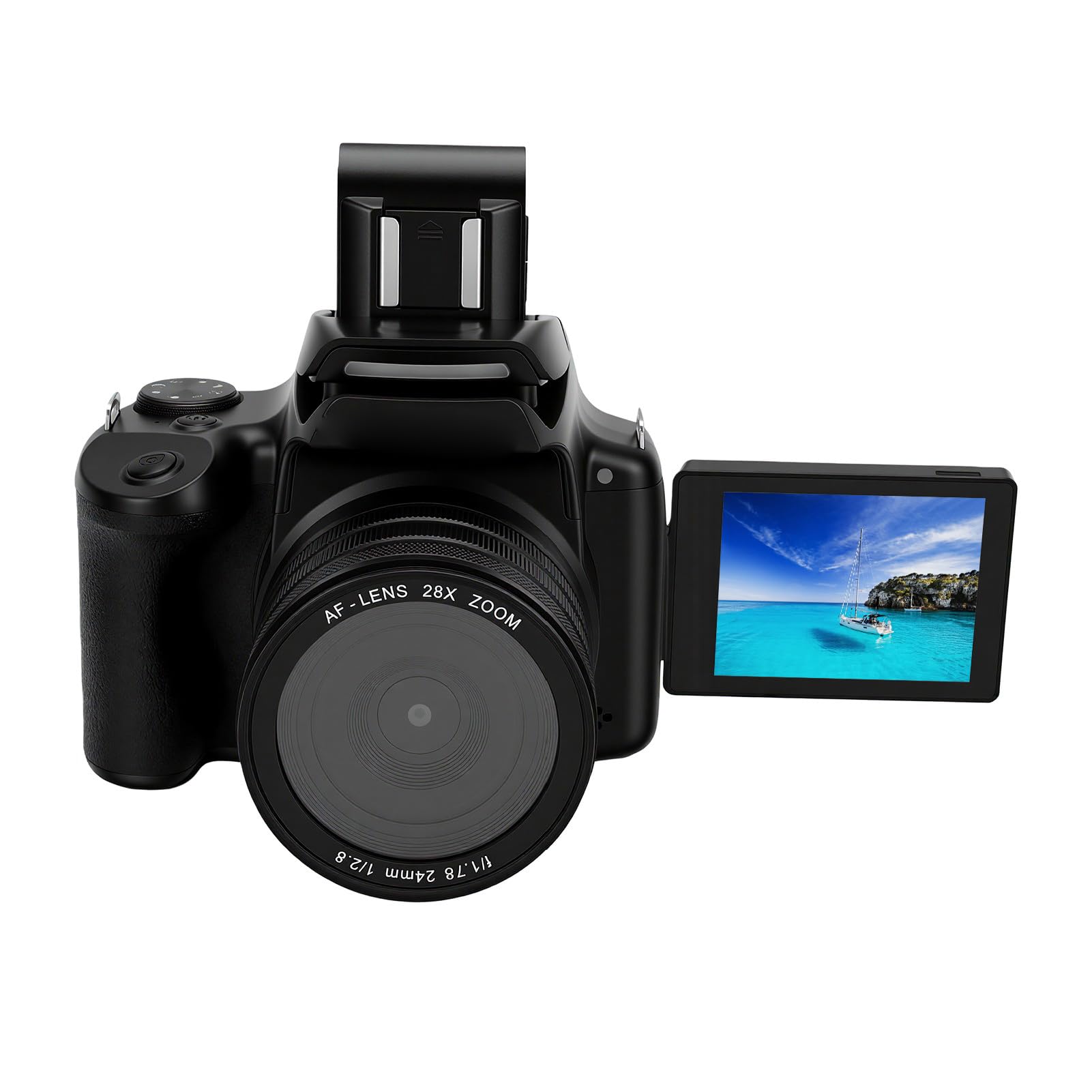 Fotocamera DSLR da 68 MP con Video 4K e Schermo Ribaltabile per