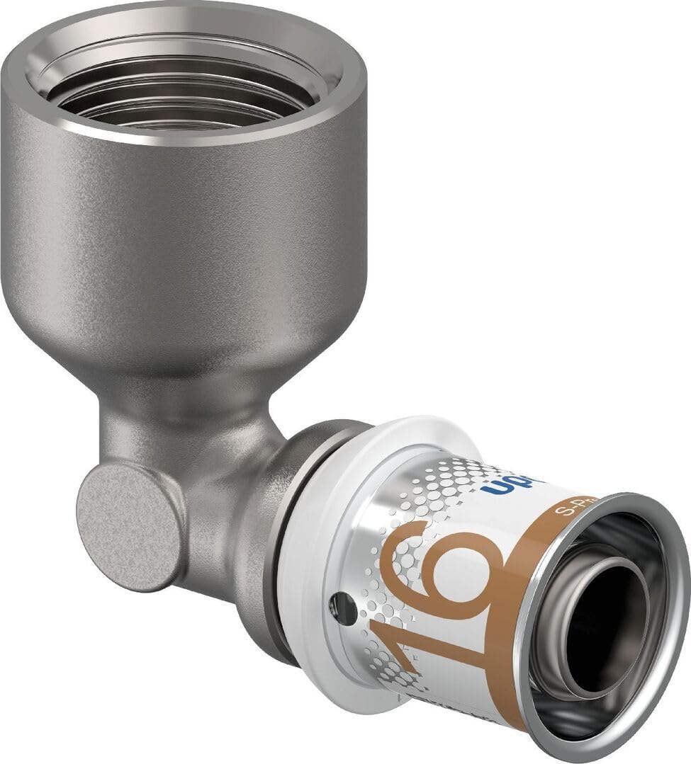 Uponor S-Press PLUS MLC Winkelmuffe 16 x 1/2" IG 90 Grad