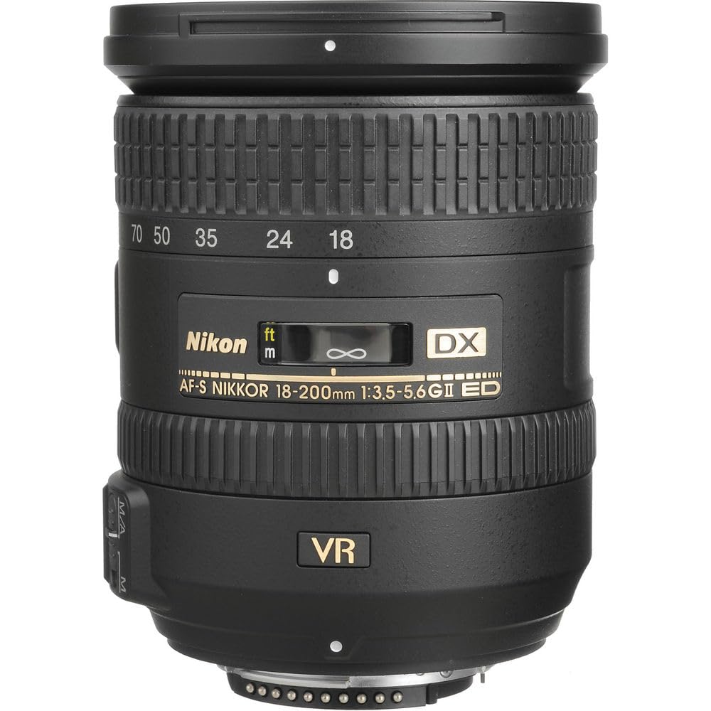 Amazon.com: Nikon AF-S DX NIKKOR 18-200mm f/3.5-5.6G ED VR II Lens  