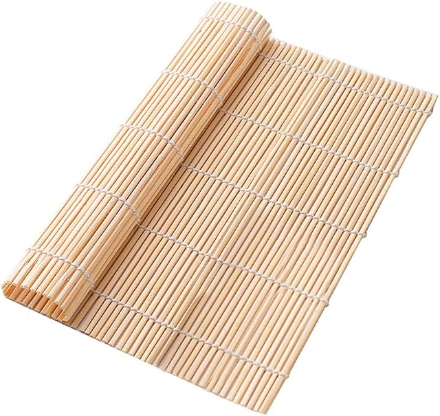 nuoshen Bamboo Rolling Mat for Sushi Japanese Style(24*24cm)
