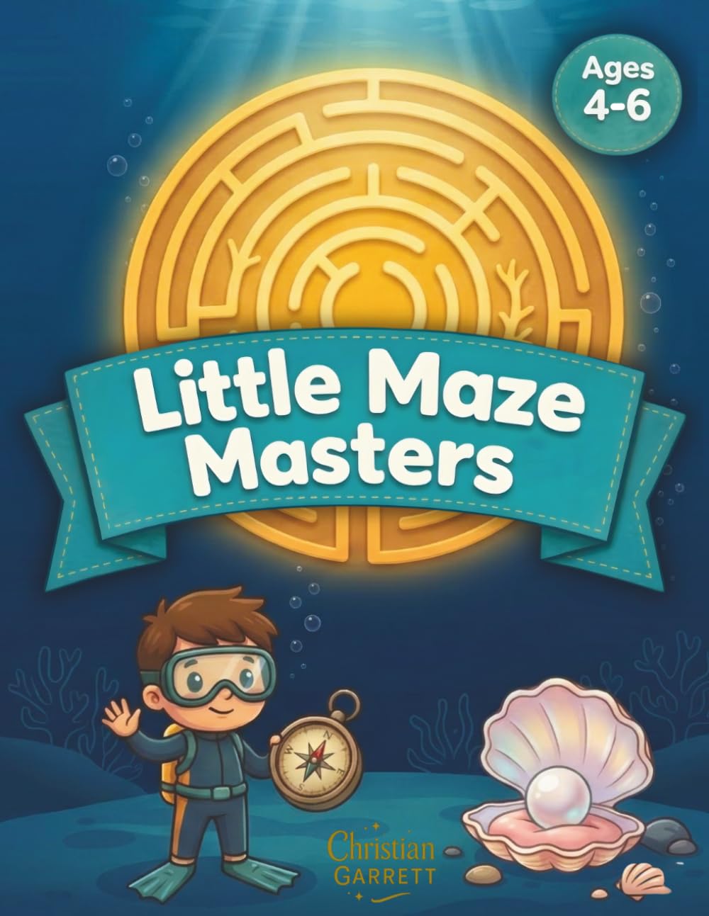 Little Maze Masters: 100 Themed Mazes for Kids Ages 4–6 with Fun Clues and Adorable Characters to Color and Enjoy