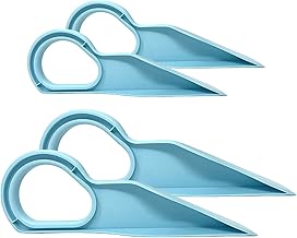 Mattress Lifter Mattress Wedge Elevator, 4 PCS 15.2"x5.4" Ergonomic Mattress Lifter Tool for Changing Sheets Bed Making Alleviate Back Pain (Large & Small)