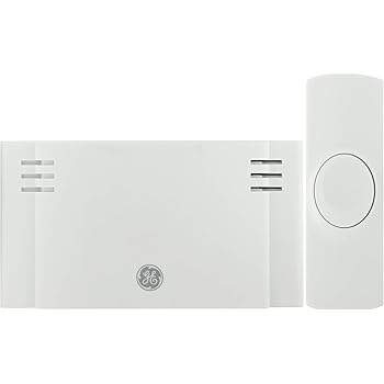 doorbell kit wireless strobe nutone mountable ge operated melodies buttons levels push volume battery ft range chime door receiver each
