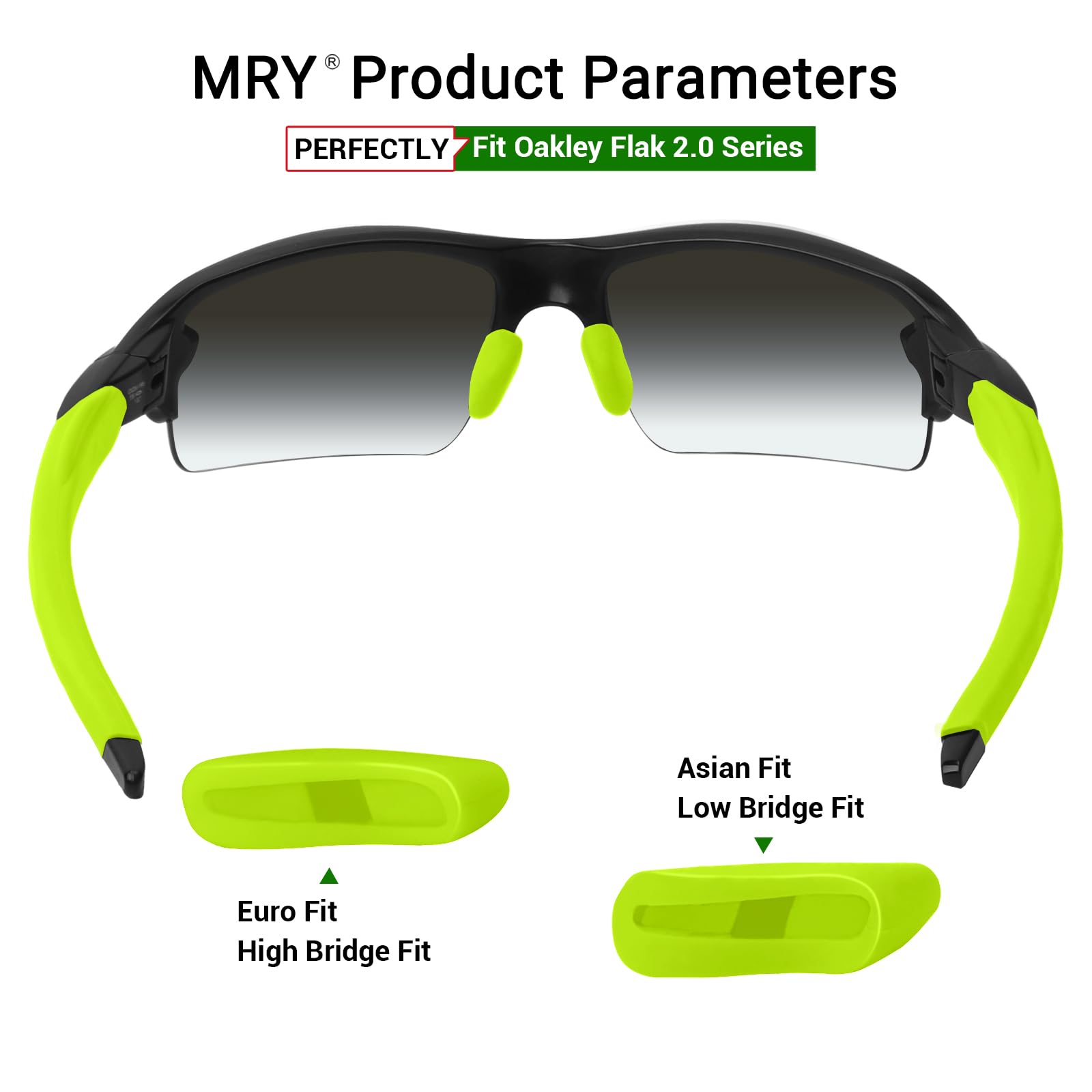 Mryok Zapasowe nauszniki, zestawy do Oakley Flak 2.0/2.0 XL - Opt