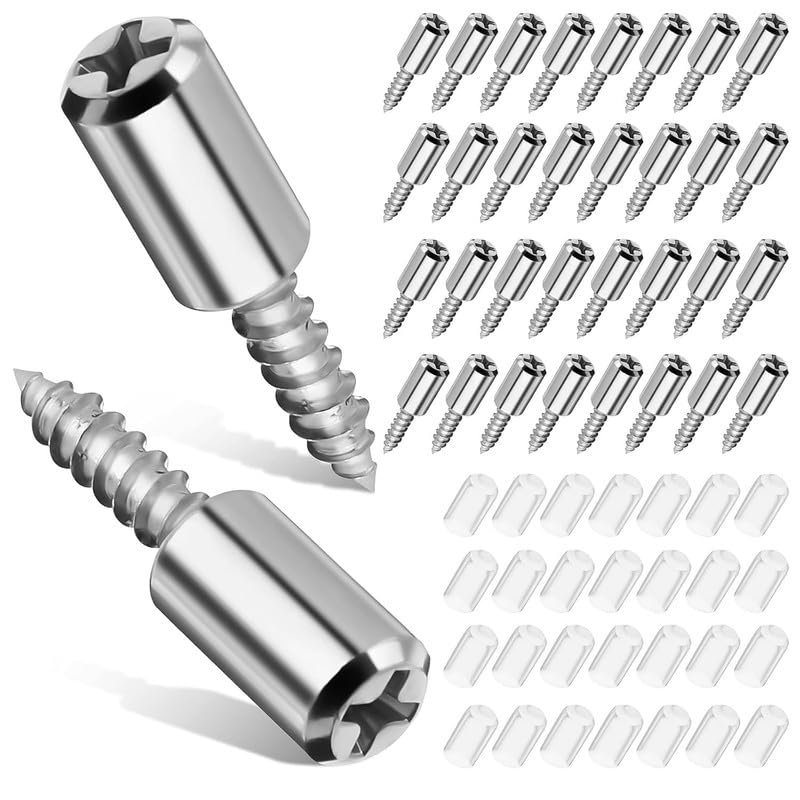 Fayby Wardrobe Shelf Support Pins Cabinet Shelves Studs Bracket Pegs Glass Plate Fixed Holder Furniture Hardware Fittings (20 Psc_Silver)-picture-24
