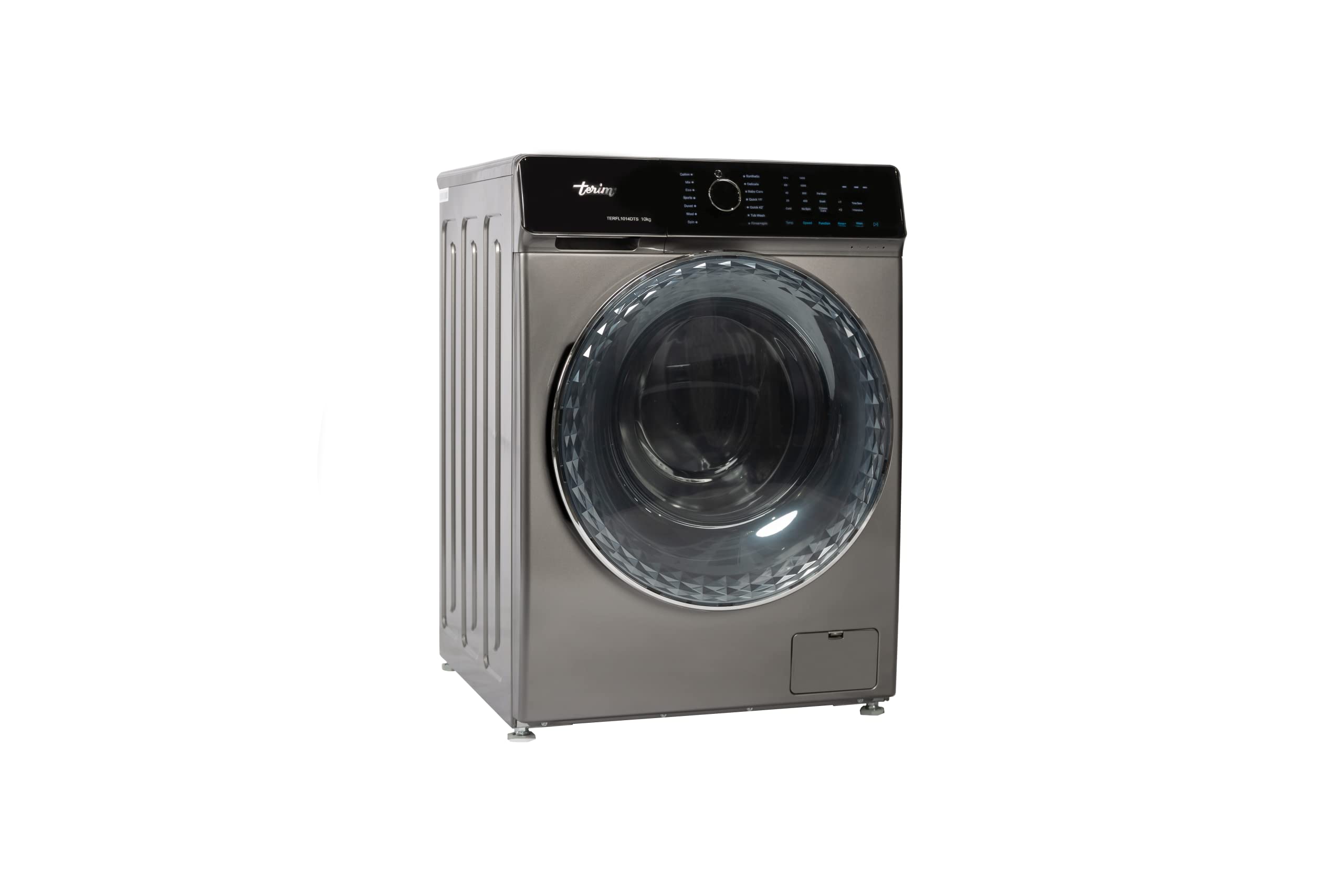 Terim 10 Kg Front Load Fully Automatic Washing Machine, 1400 RPM, Titanium Silver, Terfl1014Dts"Min 1 year manufacturer warranty"