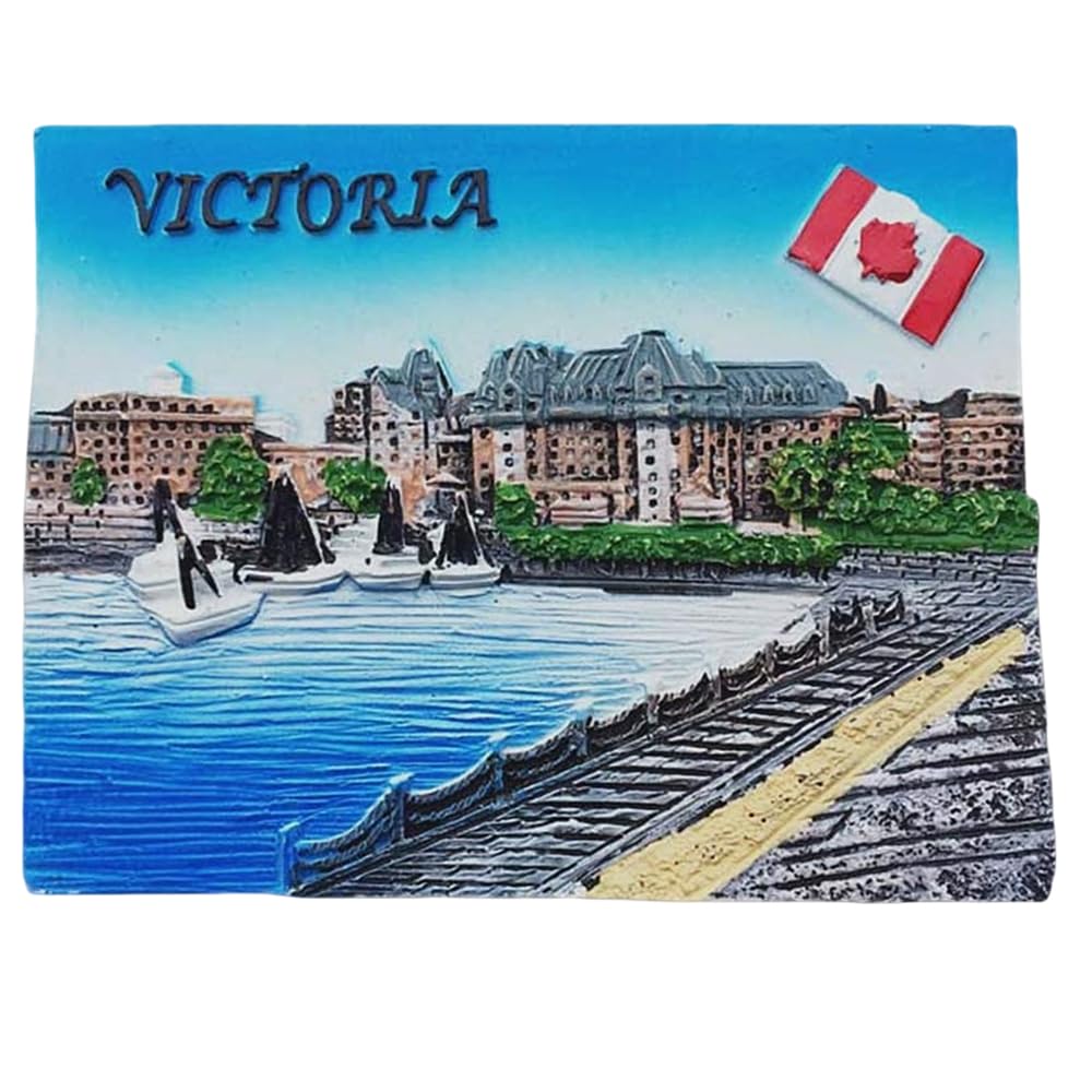 Muyu Magnet Victoria 3D Canada Fridge Magnet,Home & Kitchen Decoration Magnetic Sticker Canada Refrigerator Magnet Tourist Souvenir Gift Collection