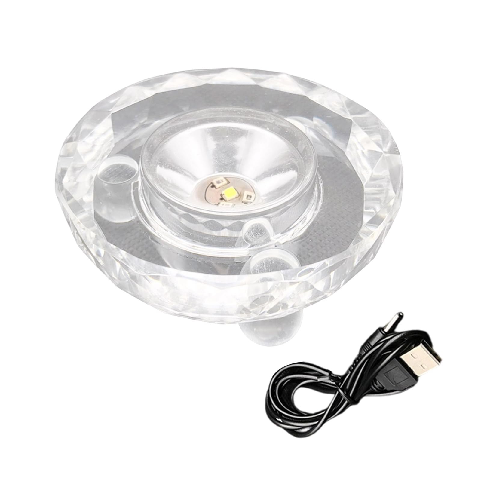 ZBIianxer Multicolor LED Illuminated Base with USB Power for Crystals Display and Artwork Showcase Sturdy Designs Crystals Illuminated Stand