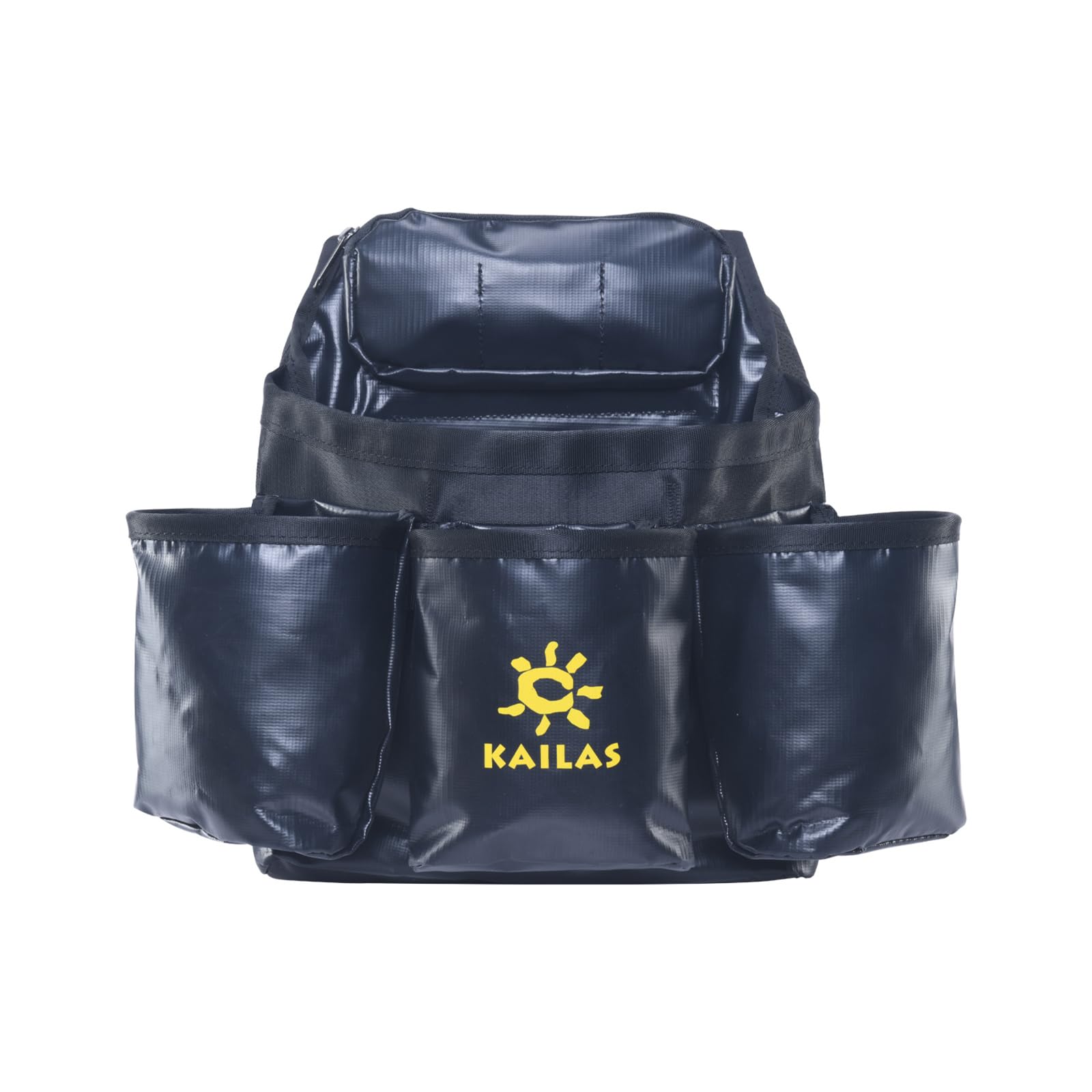 KAILAS Borsa per attrezzi da arrampicata con cintura regolabile in vita con tasche in PVC per arrampicata su roccia