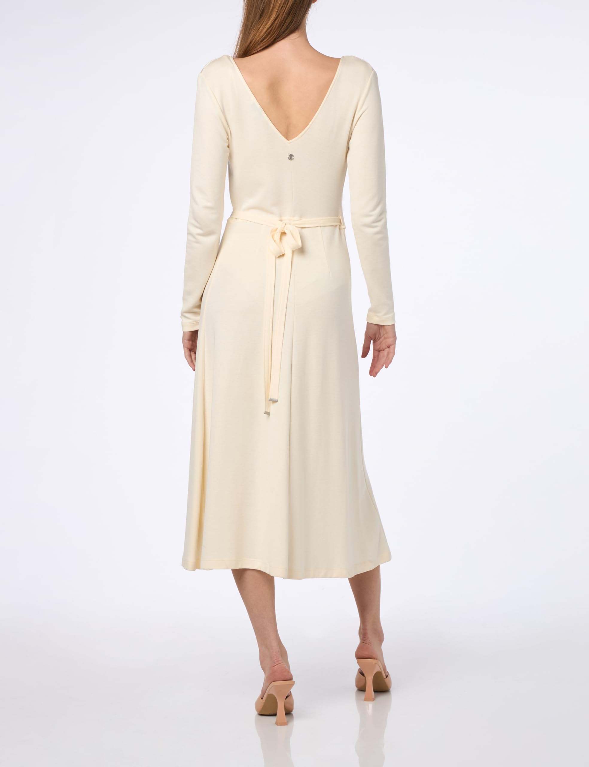 Tommy Hilfiger Abito a Portafoglio Donna con Scollo a V