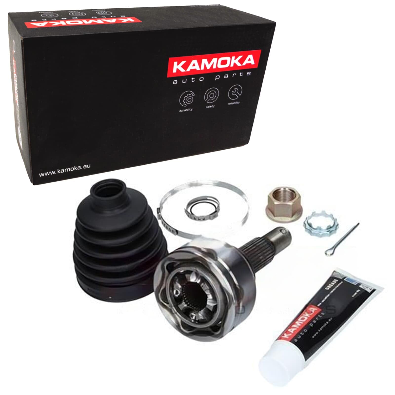 KAMOKA Kit giunti, Semiasse 6058 Compatibile con: NISSAN QASHQAI/QASHQAI +2 I, X-TRAIL II, RENAULT KOLEOS I