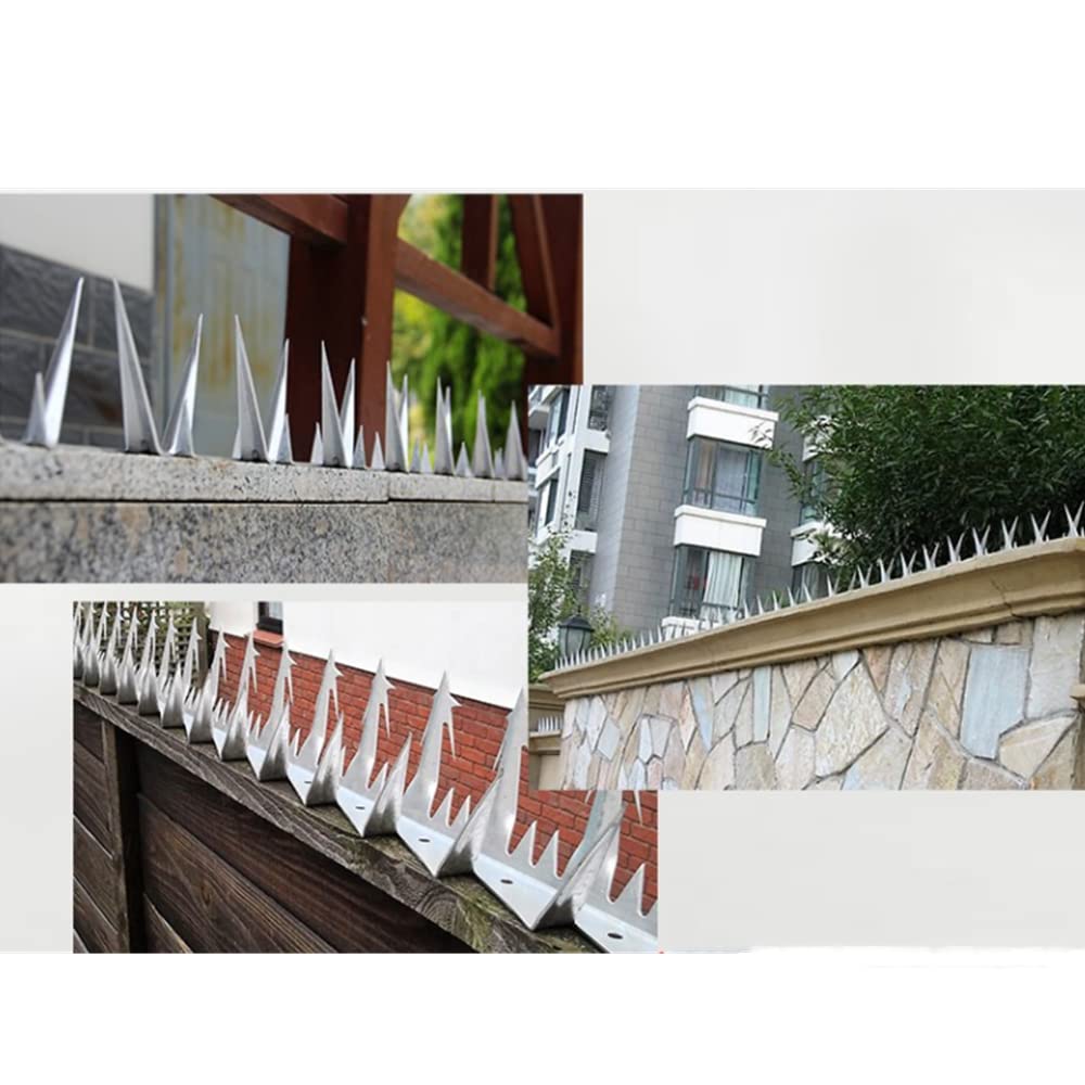 Chiodi A Spina In Acciaio Zincato - Antifurto Per Balconi E Recinzioni, Lunghezza 1,25 M, Con Punte Affilate - Foto 7