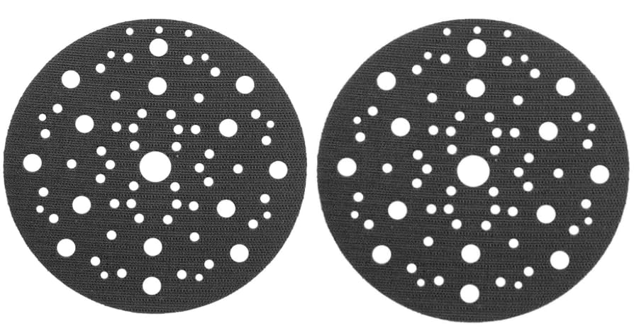 3 Piezas Almohadilla Protectora ø 150Mm 70 Agujeros Y 1 Piezas 150Mm Almohadilla Suave De Lijado, Para Proteger Los Discos De Lijado Con Revestimiento De Cierre Adhesivo