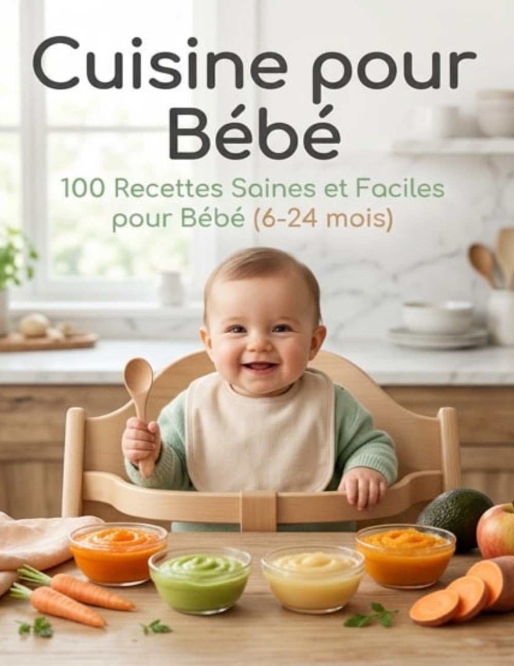 Cuisine pour Bébé : 100 Recettes Saines et Faciles + Programmes de Repas Équilibrés