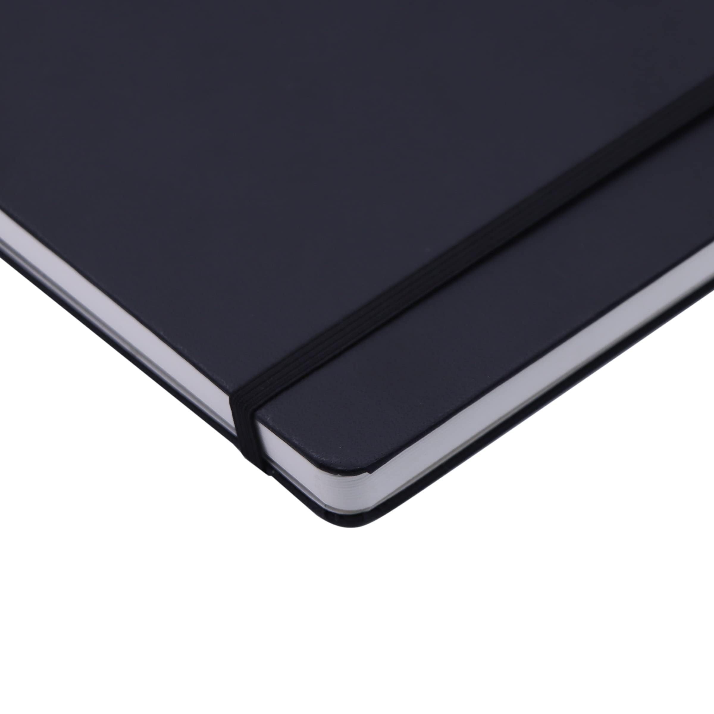 Amazon Basics Blocco per schizzi, 1 unità, XL, 48 fogli, Nero, 30 x 22 cm